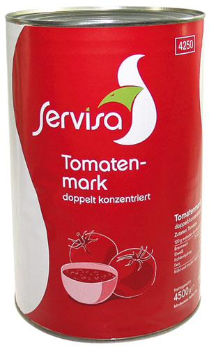 Tomatenmark doppelt konzentriert SERVISA Tomatenmark doppelt konzentriert SERVISA