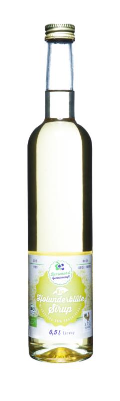 Holunderblütensirup, BIO, Regional, Beerenobstgemeinschaft Rhön, 0,5 Liter