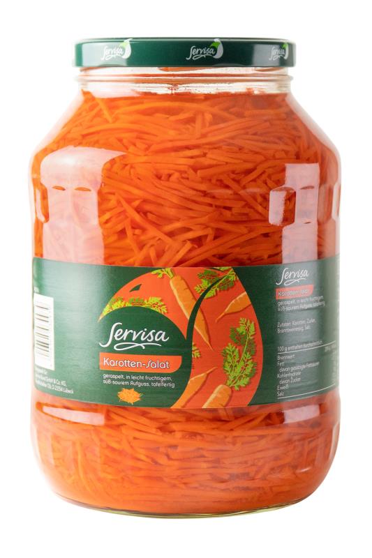 Karottensalat Streifen SERVISA Karottensalat Streifen SERVISA