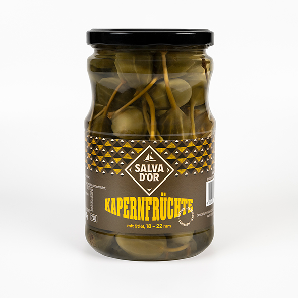 Kapernfrüchte mit Stiel 18-22mm SALVA DOR