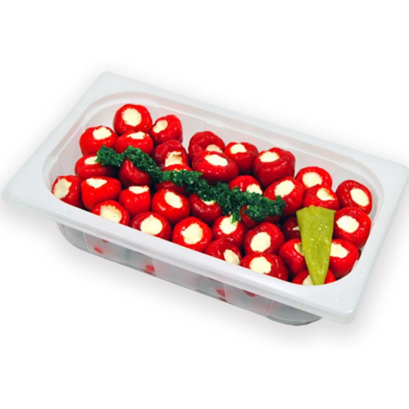 Paprini gefüllt mit Frischkäsezubereitung SALVA DOR Paprini gefüllt mit Frischkäsezubereitung SALVA DOR