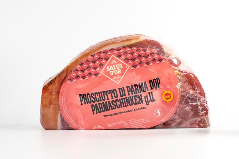 Parmaschinken pelatello DOP 1/2 Stücke ca.2,5kg SALVA D'OR Parmaschinken pelatello DOP 1/2 Stücke ca.2,5kg SALVA D'OR