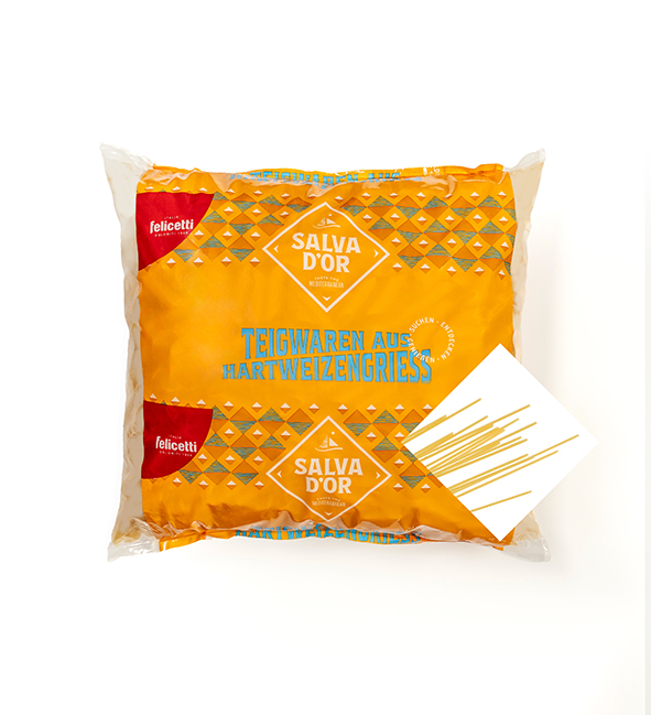 Spaghetti Nr. 46 1,75mm ohne Ei SALVA D'OR Spaghetti Nr. 46 1,75mm ohne Ei SALVA D'OR