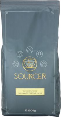 SOURCER Bio Filterkaffee gemahlen 100% Arabica SOURCER Ersatz 304092 SOURCER Bio Filterkaffee gemahlen 100% Arabica SOURCER Ersatz 304092