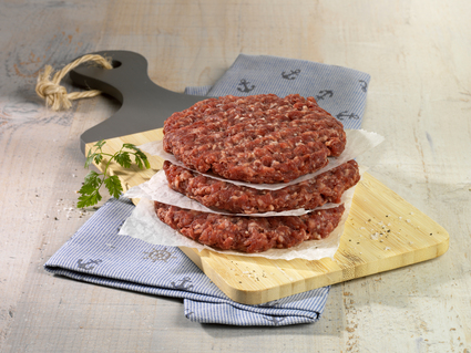 TK SERVISA PRIME - 150g - Färsen Beef Burger/ TK Hamburger de boeuf de génisses TK SERVISA PRIME - 150g - Färsen Beef Burger/ TK Hamburger de boeuf de génisses
