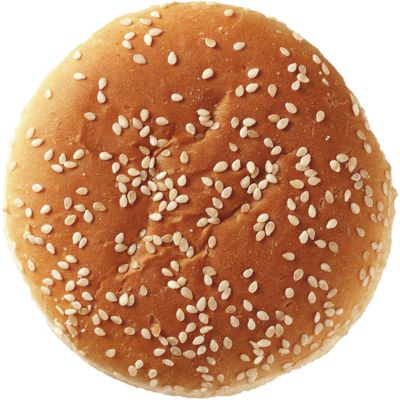 TK Hamburger Brötchen mit Sesam, Ø100mm, geschnitten ca. 57g SERVISA
