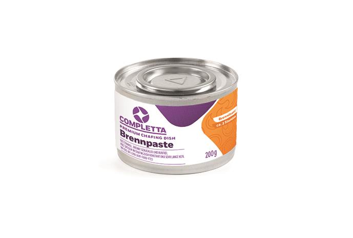 Brennpaste UN 1325 Brenndauer 3 Stunden COMPLETTA Brennpaste UN 1325 Brenndauer 3 Stunden COMPLETTA
