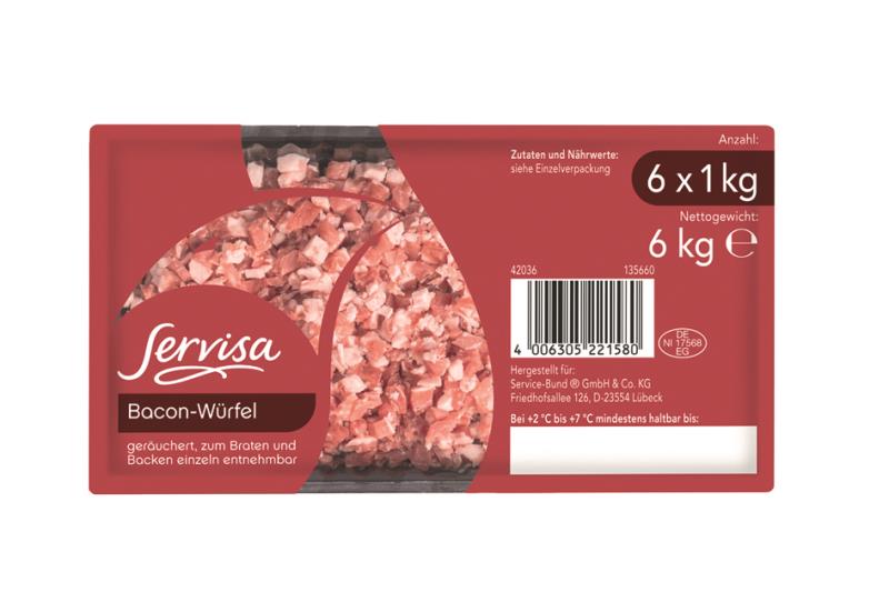 Baconwürfel geräuchert SERVISA Baconwürfel geräuchert SERVISA
