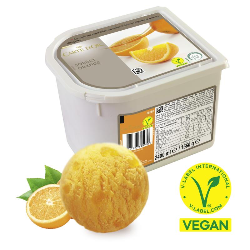 TK Sorbet Orange vegan CARTE D'OR TK Sorbet Orange vegan CARTE D'OR