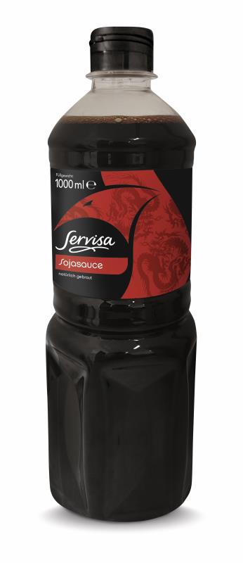 Sojasauce natürlich gebraut vegan SERVISA