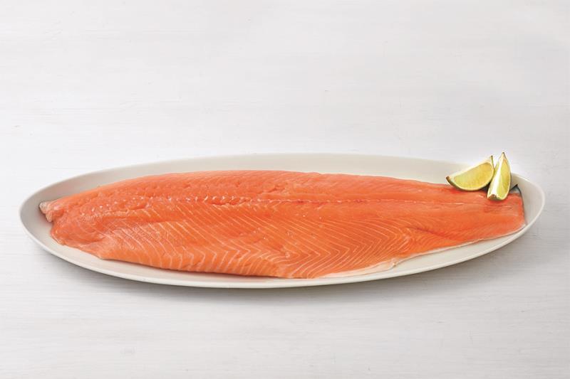 TK MERMAID Lachsfilet PRE-RIGOR ganze Seite mit Haut, Trim D 1,0-1,5kg Atlantik MERMAID TK MERMAID Lachsfilet PRE-RIGOR ganze Seite mit Haut, Trim D 1,0-1,5kg Atlantik MERMAID