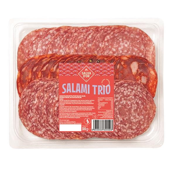 Salami Trio in Scheiben SALVA D'OR 472416